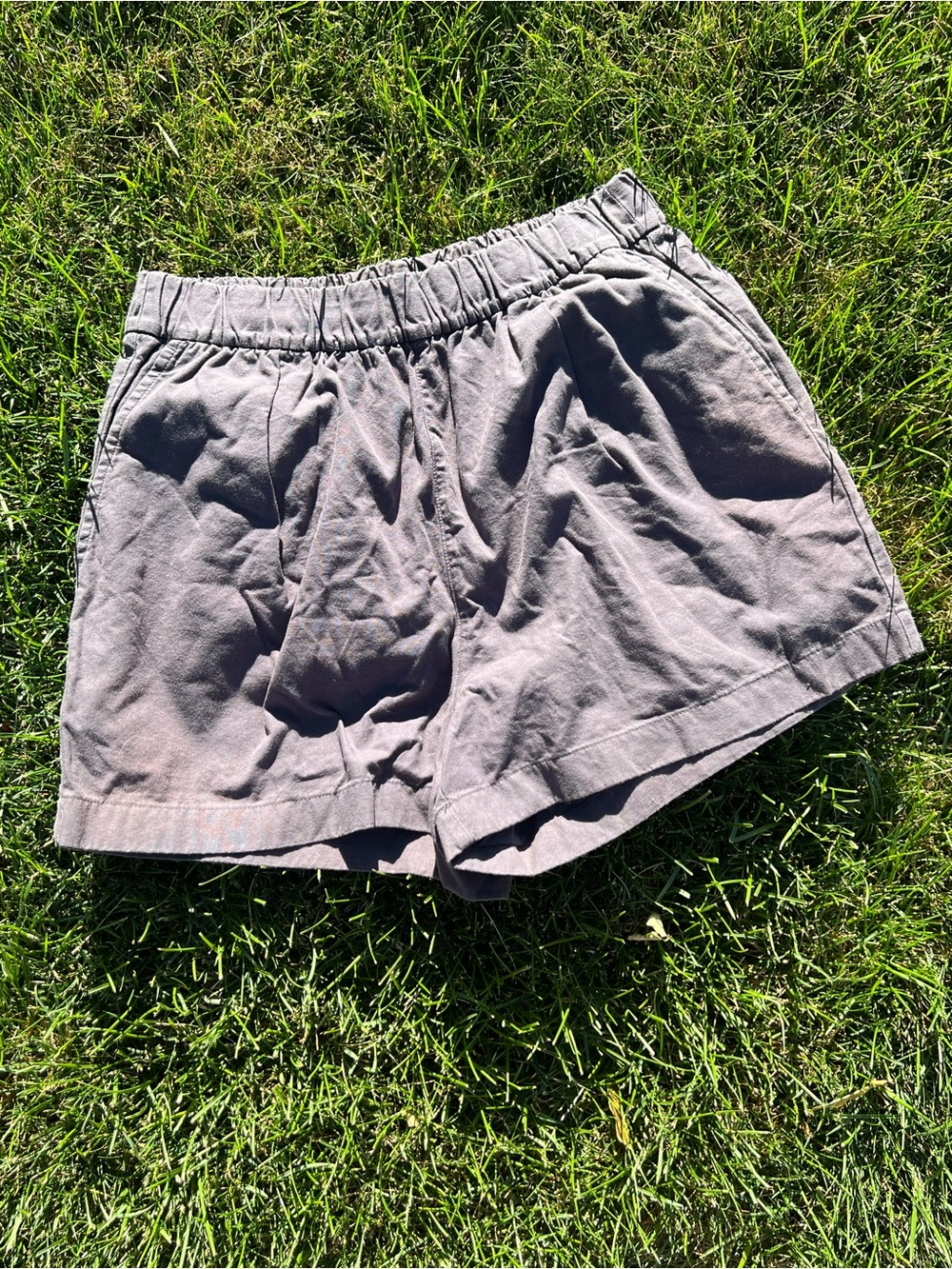 Uniqlo High-Waist Elastic Shorts 100% cotton